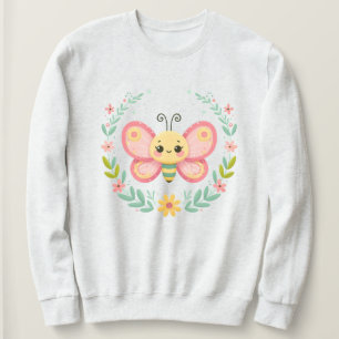 Sweatshirt Cute, ressort/papillon