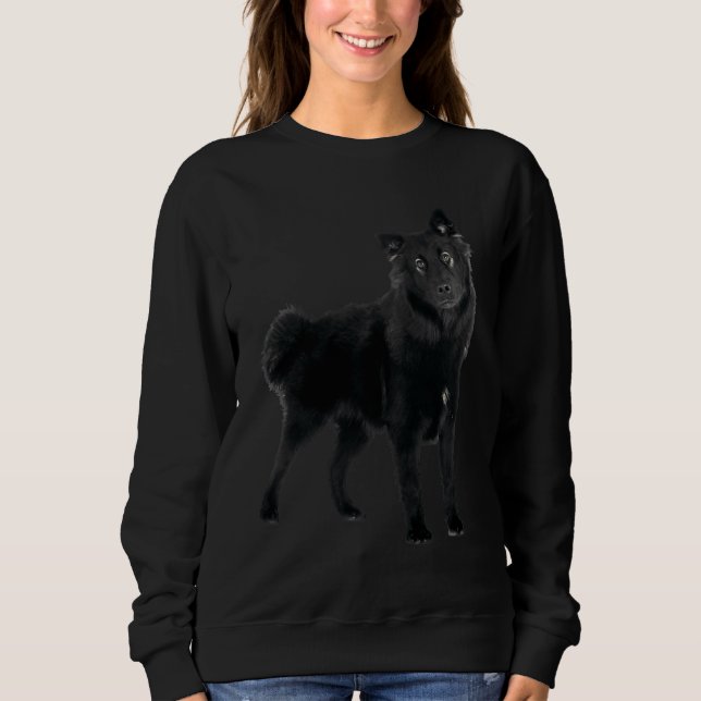 Sweatshirt Cute Schipperke (Devant)