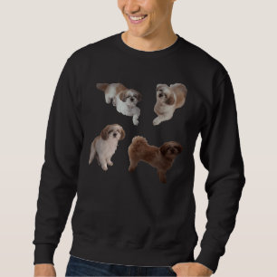 Sweatshirt Cute Shih Tzu Puppy