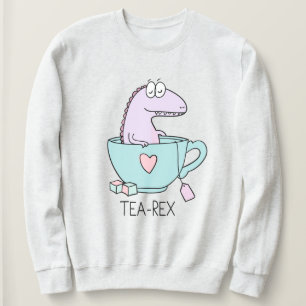 Sweatshirt Cute Tea-Rex