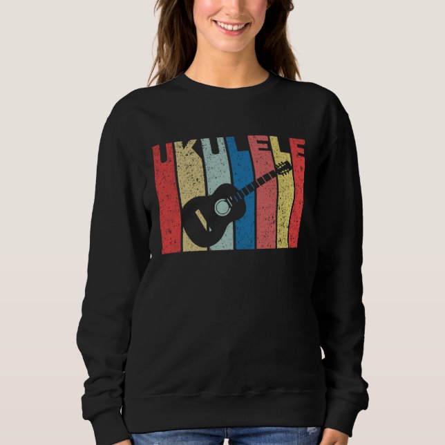 Sweatshirt Cute Uke Tees  Ukulele Player (Devant)
