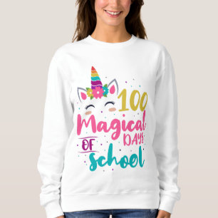 Sweatshirt Cute Unicorn 100 Jours Magiques De L'École