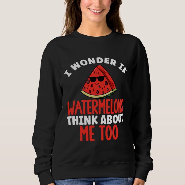 Sweatshirt Cute Watermelon Fruit Melon  Summer for Men Women  (Devant)