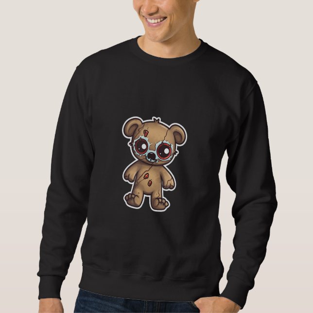 Sweatshirt Cute Zombie Teddy Bear (Devant)