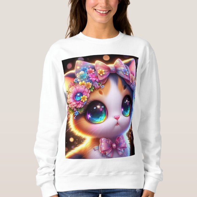Sweatshirt Cutecat (Devant)