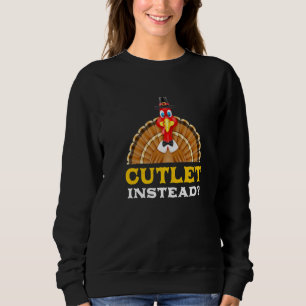 Sweatshirt Cutlet Au Lieu Thanksgiving Viande Black Vendredi