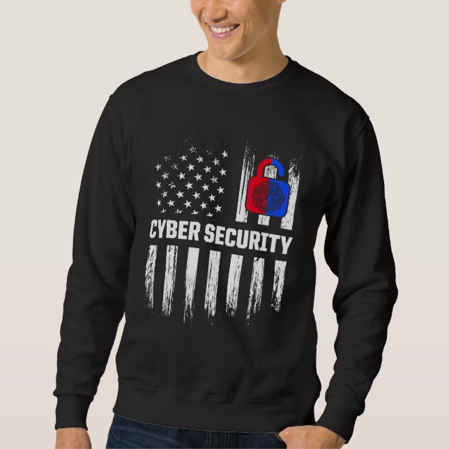 Sweatshirt Cybersécurité IT Analyst Certified Tech Security (Devant)