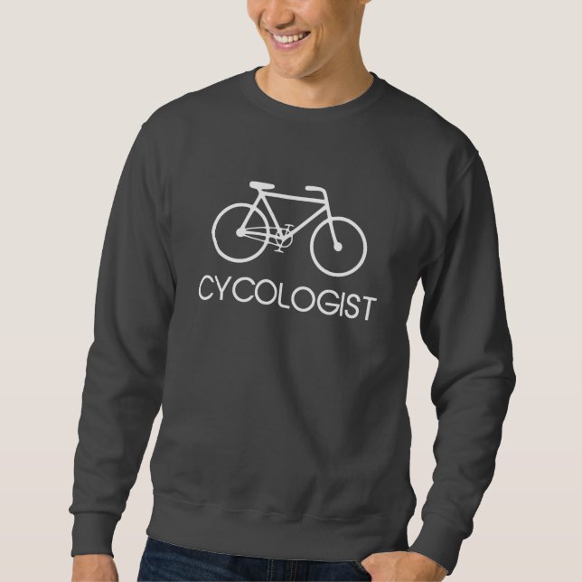Sweatshirt Cycle de recyclage de Cycologist (Devant)