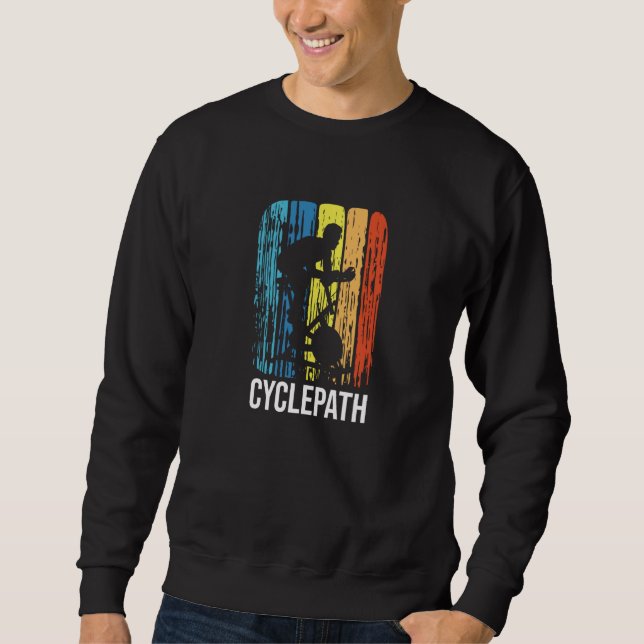 Sweatshirt Cyclepath  Cycling and spin bike class woman (Devant)