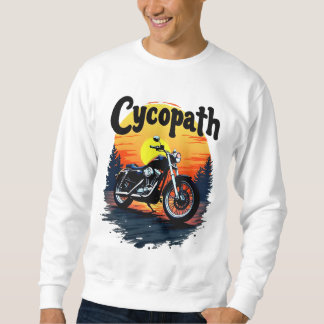 Sweatshirt Cycopath Greatest Biker Tee avec le coucher de sol