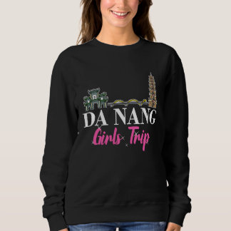 Sweatshirt Da Nang Vietnam city skyline map travel