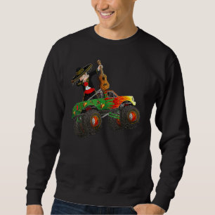 Sweatshirt Dabbing Mexicaine Costume Mariachi Monster Camion 