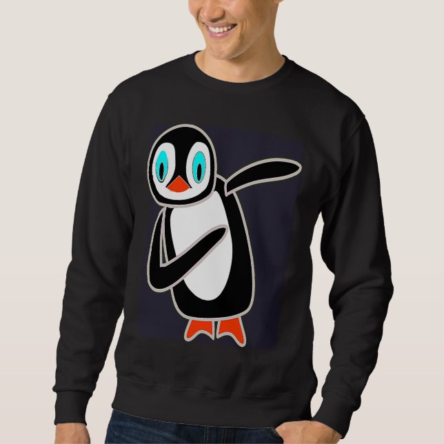Sweatshirt Dabbing Penguin Cool Penguin Dab Dance Dancing Cut (Devant)