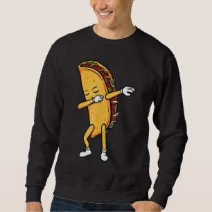 Sweatshirt Dabbing Taco Food Mexicain Cinco 5 De Mayo