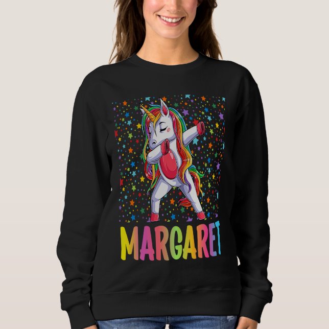Sweatshirt Dabbing Unicorn Margaret (Devant)