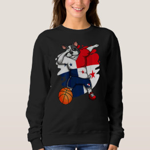 Sweatshirt Dabing French Bulldog Panama Basketball Fan Jerse