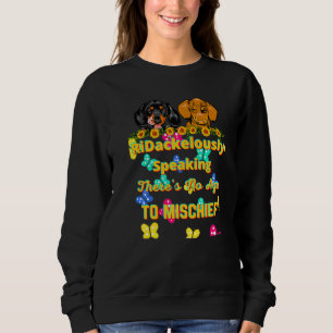 Sweatshirt Dachshund Animaux De Compagnie Drôle Wiener Chien 