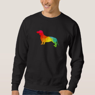 Sweatshirt Dachshund Aquarelle Chien maman