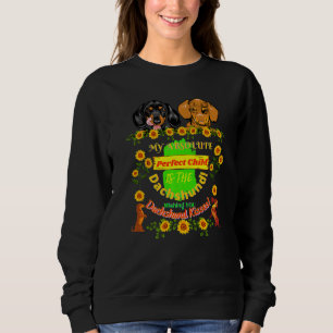 SWEATSHIRT DACHSHUND FUNNY PET WIENER CHIEN PARFAIT ENFANT 1