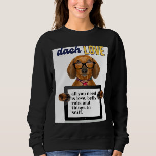 Sweatshirt Dachshund Love 430