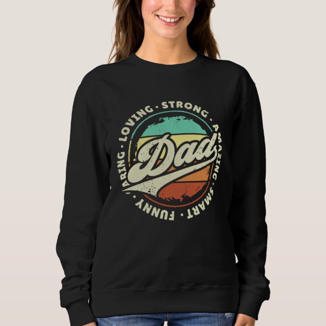 Sweatshirt Dad Retro Sunset (Devant)