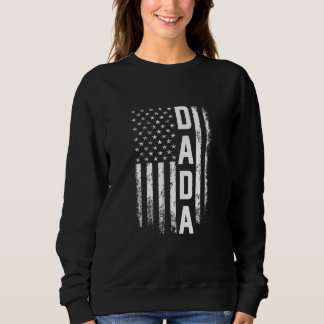Sweatshirt Dada America Drapeau Pour Hommes Femmes Fête des p