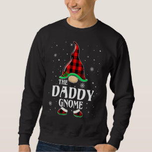 Sweatshirt Daddy Gnome Buffalo Plaid Matching Family Christma