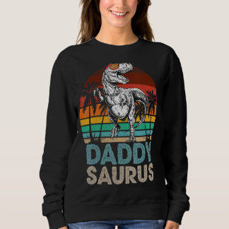 Sweatshirt Daddy Saurus Rex Dinosaur Correspondant Famille Re