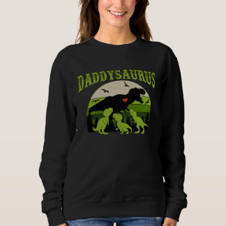 Sweatshirt Daddysaurus with 3 Dino Kid for Father s Day