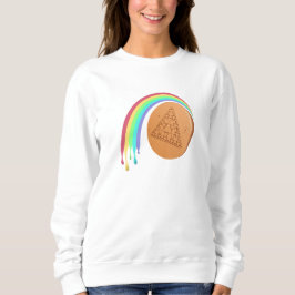 Sweatshirt Dalgona Triangle Melted Rainbow