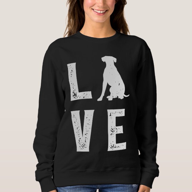 Sweatshirt Dalmatian Love  1 (Devant)