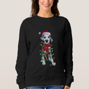 Sweatshirt Dalmatien Buffalo Plaid Tee Dalmation Chien Christ