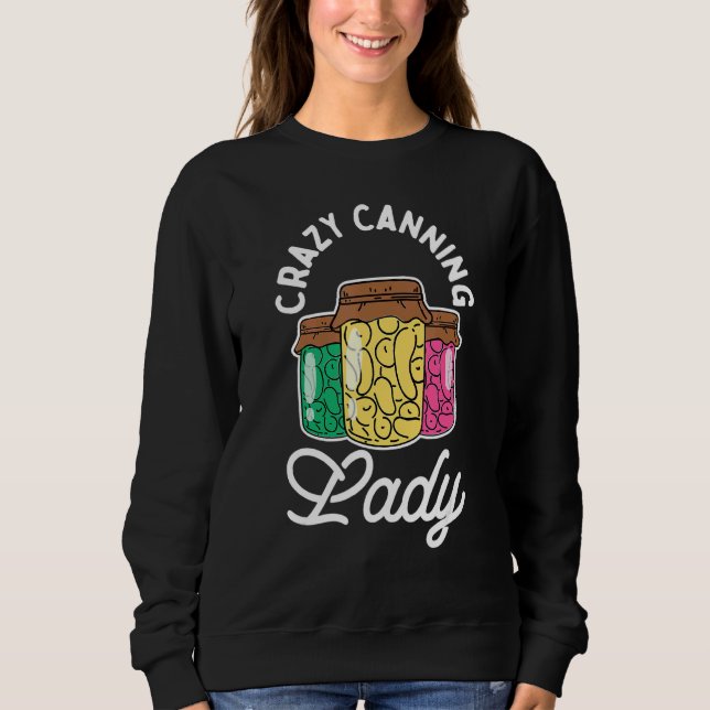 Sweatshirt Dame Crazy Canning (Devant)