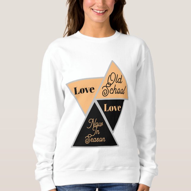 Sweatshirt d'amour et de saison (Devant)