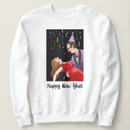 Sweatshirt Dance for the New Year's Eve party