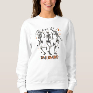 Sweatshirt Dancing Skeleton Halloween