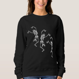 Sweatshirt Dancing Skeletons Dance Challenge Cadeau Halloween
