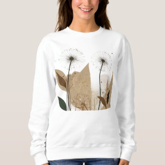 Sweatshirt dandelions matisse style