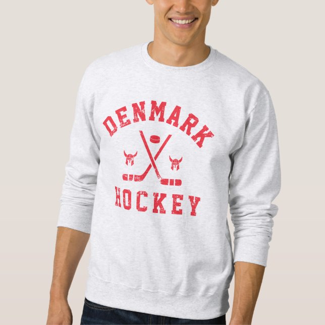 Sweatshirt Danemark Hockey sur glace (Devant)