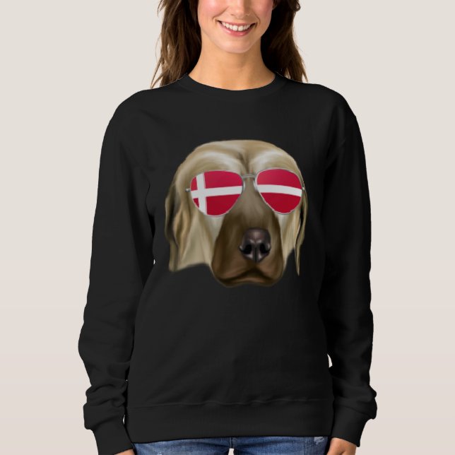 Sweatshirt Danish Flag Anatolian Shepherd Dog Dog Denmark Poc (Devant)