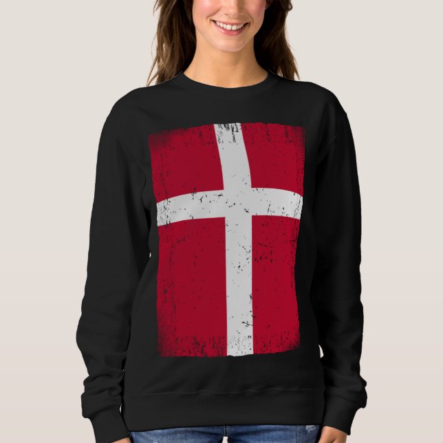 Sweatshirt Danish Flag Denmark (Devant)