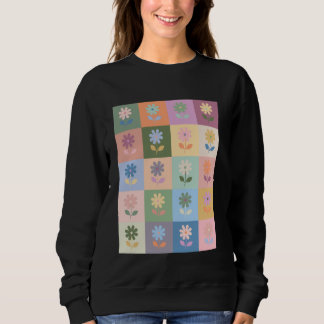 Sweatshirt Danois Pastel Plante de marguerite esthétique