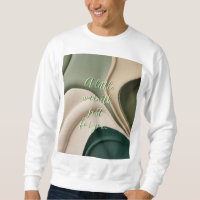 Sweatshirt dans graphique abstrait élégant