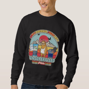 Sweatshirt Dans Ma Défense, J'Ai Été Laissé Sans Surveillance