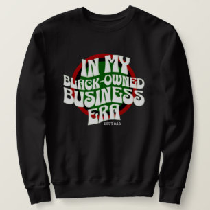 Sweatshirt DANS MON ÉPOQUE D'AFFAIRES NOIRE L'ÈRE Super Retro