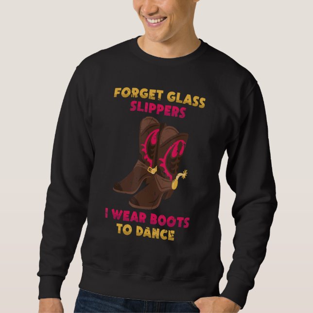 Sweatshirt Danse En Ligne Oubliez Les Chaussons En Verre Que  (Devant)