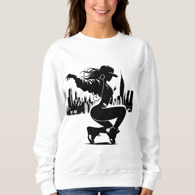 Sweatshirt danse soirée dansante amateur de danse (Devant)