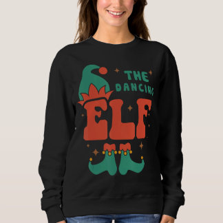 Sweatshirt Danser Elf Famille Correspondant Noël Jc Drôle
