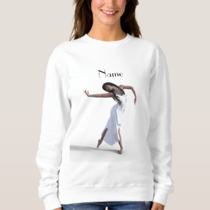 Sweatshirt Danseuse blanche Thunder_Cove