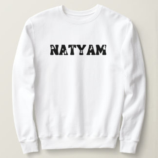 Sweatshirt Danseuses Bharatanatyam nom personnalisé minimalis
